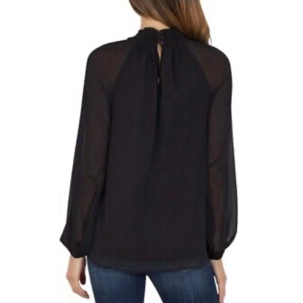 NWT Joie Limited Edition Ladies Long Sleeve Smocked Blouse. MRSP $278.00 - Picture 3 of 16